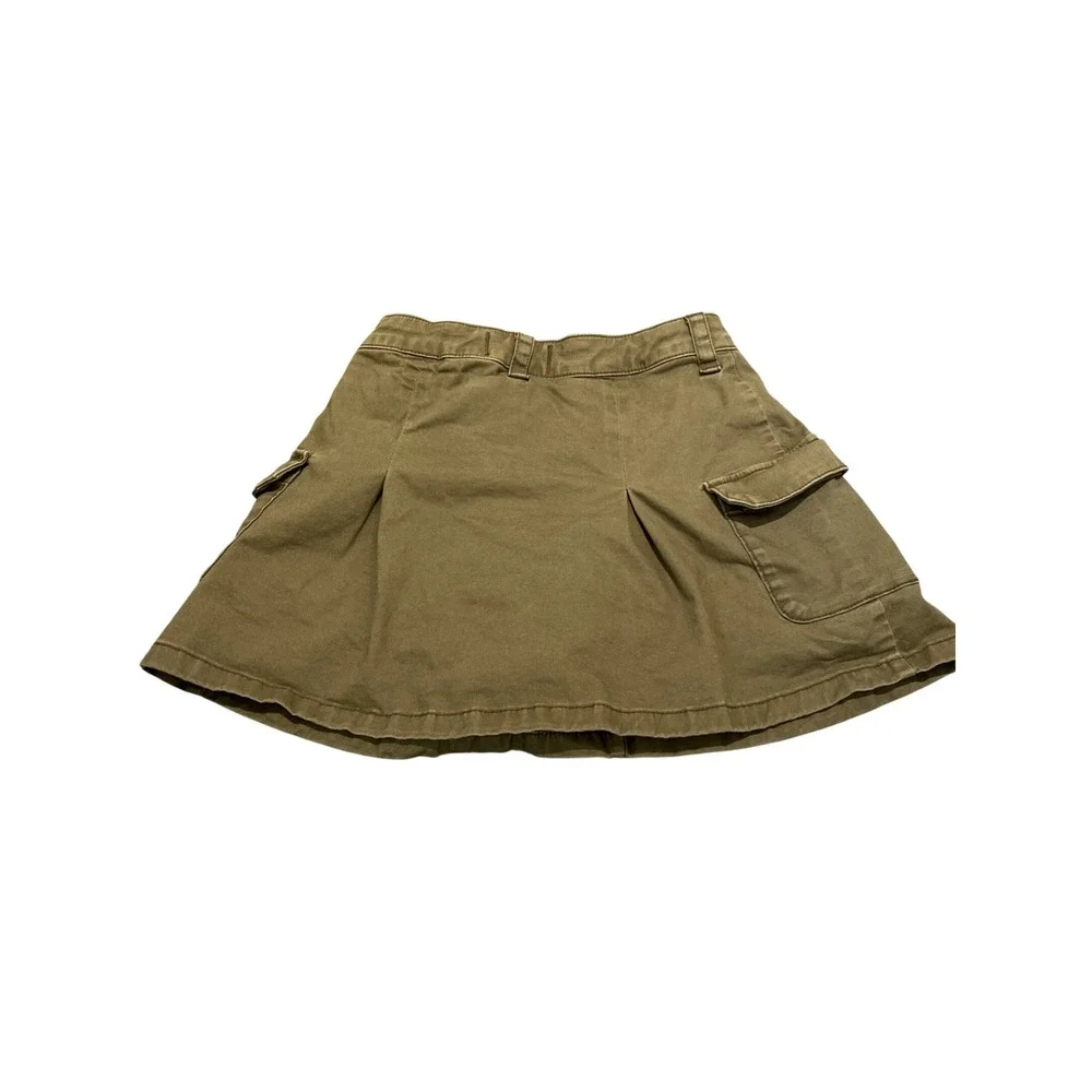 Abercrombie Kids Girls Cargo Mini‎ Skort khaki Size 15 16 Regular Olive School
